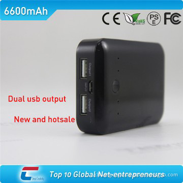 big capacity power bank with double usb outputs